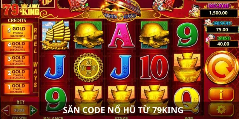 Tham gia nhận mã code nổ hũ trực tiếp tại 79king